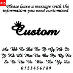 Custom Hollow Love Name Ring Personalized 18K Stainless Steel Opening Adjustable Ring Jewelry Birthday Party Gift Wholesale