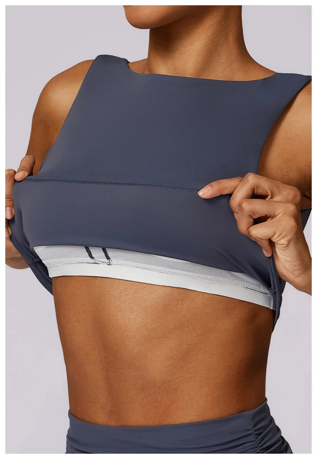 Elevate Activewear: Seamless Leggings & Top Set THRIXINE
