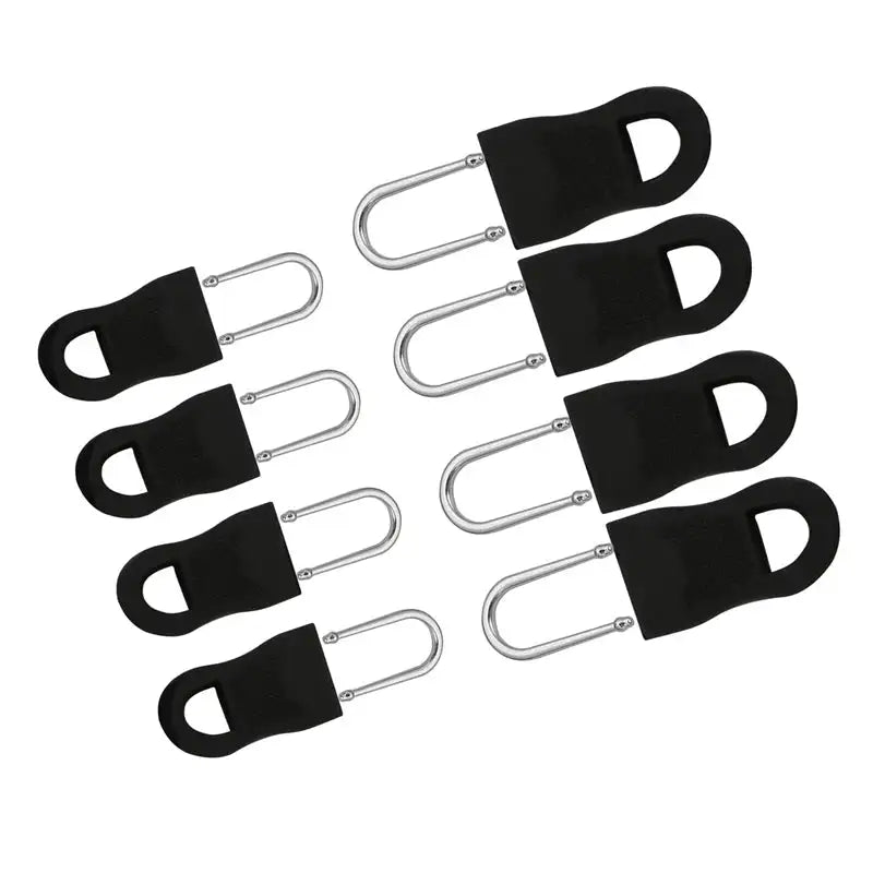 Zipper Slider Replacement Zipper Puller Tag Fixer Repair Kit Zipper for Sewing Clothes Travel Bag Suitcase Clothes Tent Backpack