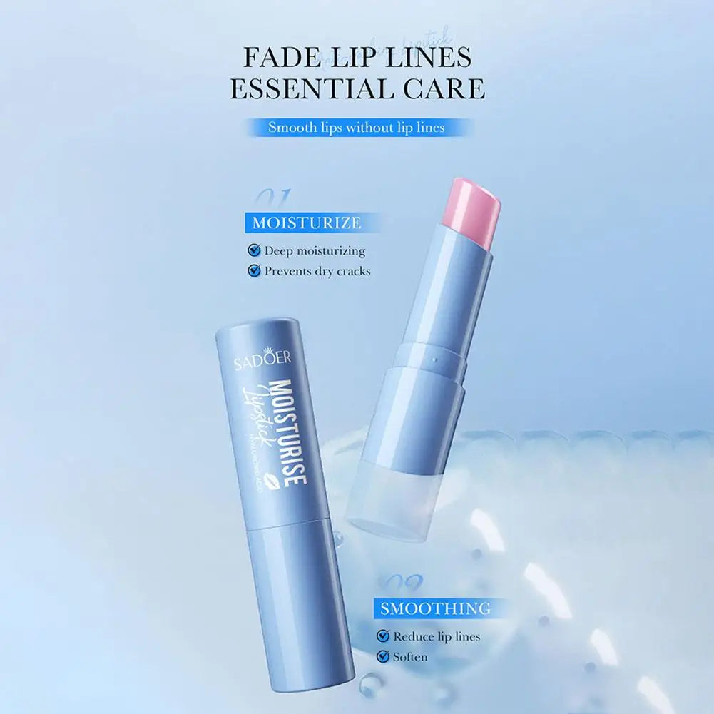 Hyaluronic Acid Lipstick Lips long-lasting Moisturizing Nourishing Soothing Dryness Brightening Lip Balm Beauty Skin Care Lootquake LLC