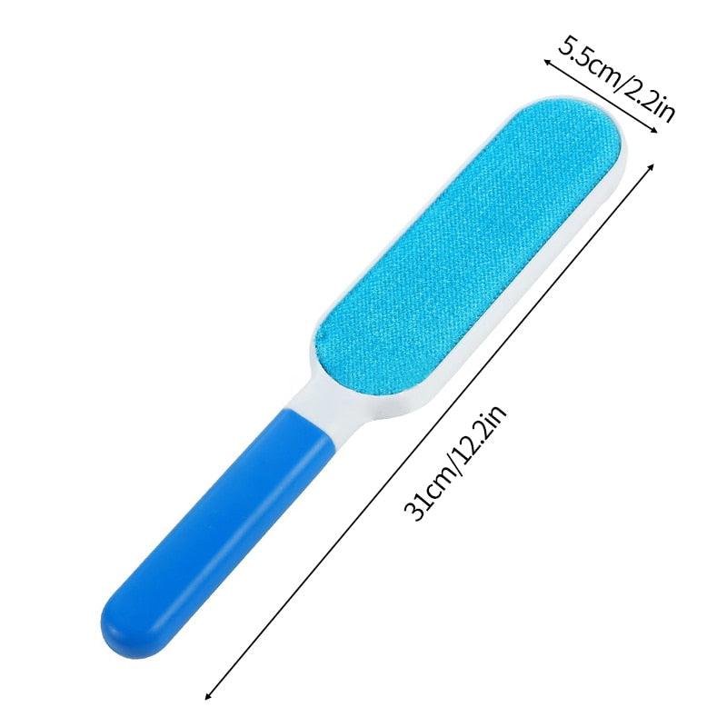 Pet Hair Remover Lint Rollers Brushes Clothes Hairball Remover Brush Dust Sticky Cleaner Fur Clean Pet Hair Tools  Reusable Pet Hair Remover with Self-Cleaning Base Pet Hair Double Sided Brush Stevvex