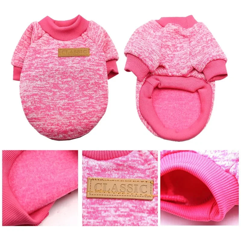 Cat Clothes For Medium Small Dogs Pet Coat Sweatshirt XS-2XL THRIXINE