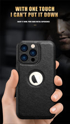 Luxury Leather Case for iPhone 14 13 12 11 Pro MAX XS XR 7 8 Plus Classic Silicone Phone Cover  Leather Case Thin Flexible Soft Grip Luxury PU Leather Cover for Men Durable Anti-Scratch Full Phone Cases Stevvex