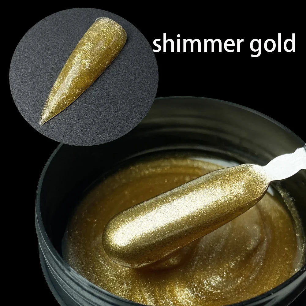 Jillnails 100g Glitter Shimmer Milky Hard Gel Builder Nail for Nails ExtensionsRoyal Blue Pink  UV LED Camouflage  Selfleveling Lootquake LLC