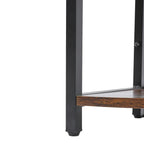 Brown 5 Tier Corner Book Shelf Home Storage Display For Bedroom Office 30cm W x 30cm D x 150cm H Lootquake LLC