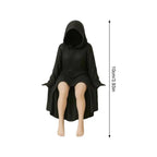 Mysterious Statue Gothic Resin Ornaments Mysterious Statue Home Desktop Sculpture Halloween Decoration Lootquake LLC