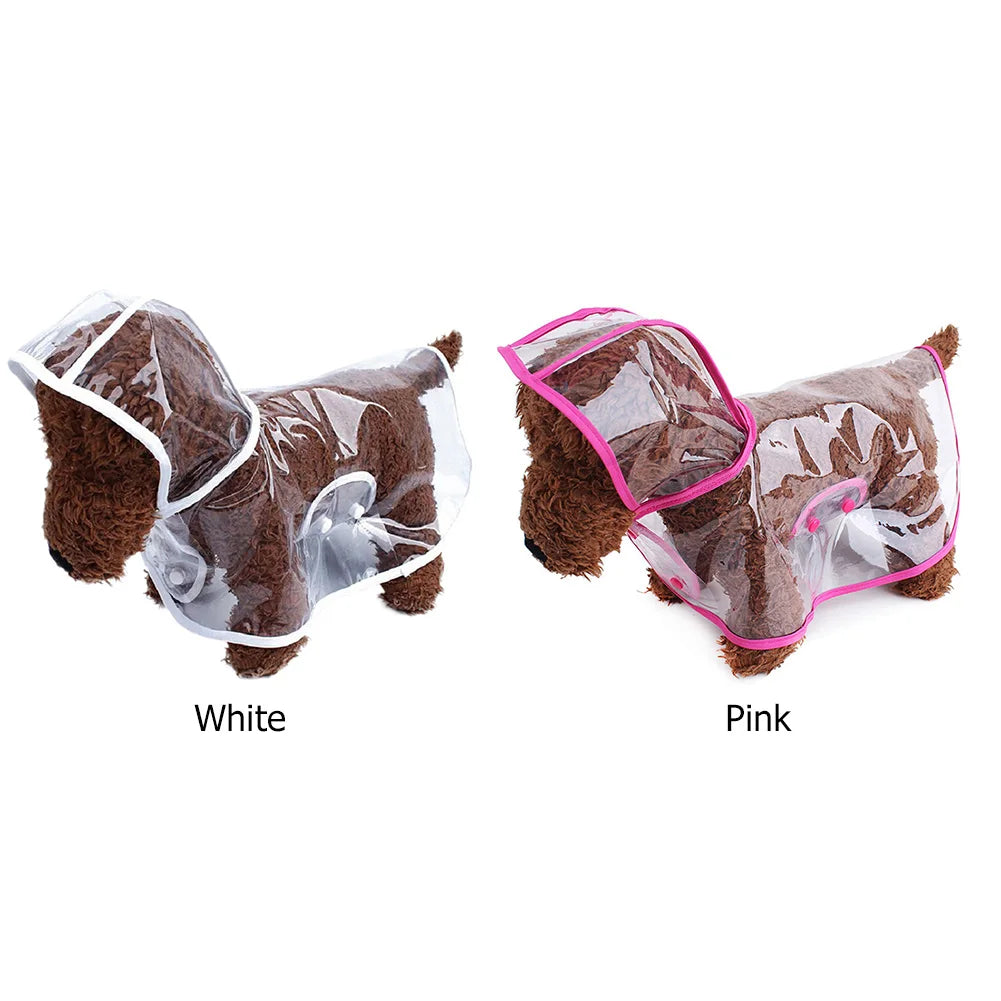 Pet Supplies Dog Raincoat Waterproof New Transparent Plastic Fashion Poncho Personalized Color Edge Costumes for Large Dogs Lootquake LLC