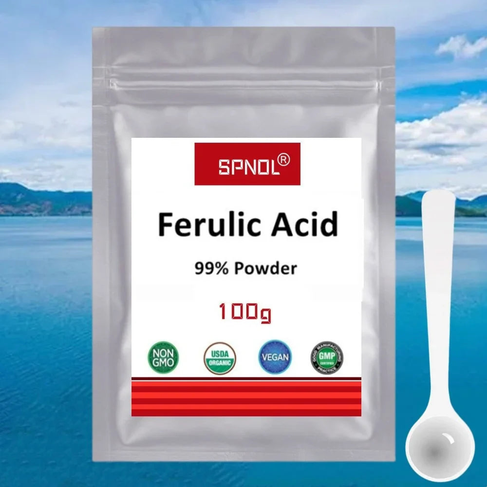 Hot Supply 99% Ferulic Acid Powder For Skin Whitening Lootquake LLC
