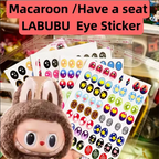 17cm Labubu Color Metal Bracelet Labubu Exquisite Eye Makeup Stickers Eyelash Stickers Vinyl Doll Diy Accessories Lootquake LLC