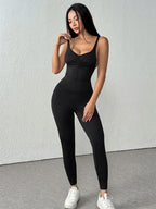 Black Backless Sling Jumpsuits Women Fashion Jumpsuits - SJB-DIAMOND ELITES
