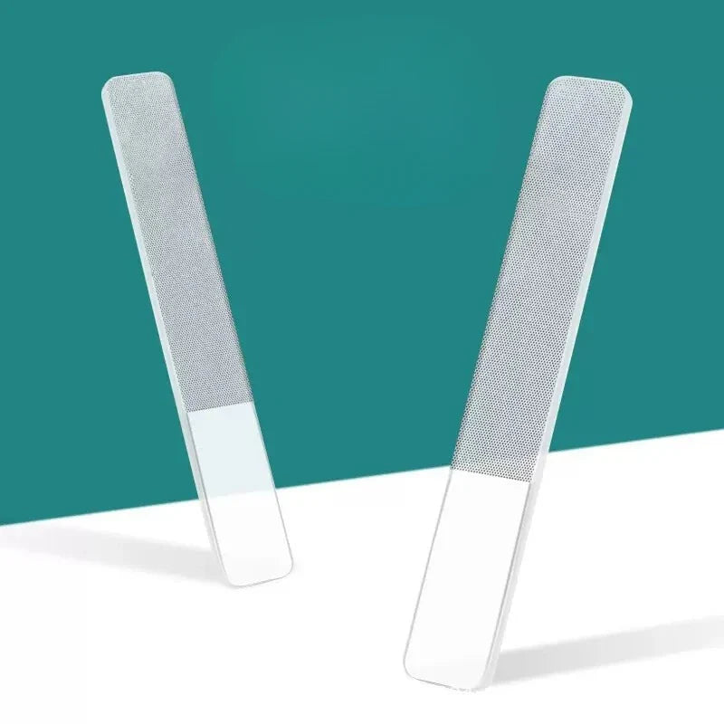 Nano Glass Nail Files Professional Polishing Manicure Art Tool  Washable Make Nails Brighten Easily Like Nail Polish