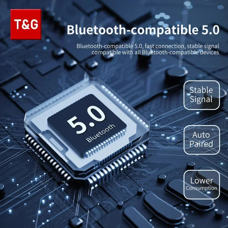 TG117 Bluetooth Speakers Portable Wireless Sound Box  Outdoor Waterproof Stereo Surround Supports TF Radio altavoz bluetooth Lootquake LLC