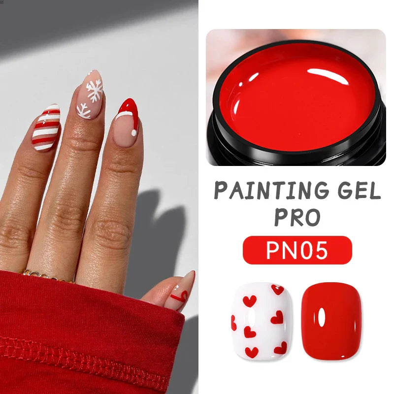 BORN PRETTY Metallic Painting Gel Gold Silver Mirror Effect Nail Polish Super Bright Drawing Line French Nail UV Painting Varnis Lootquake LLC