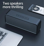 S11 Bluetooth Small Speaker Music Player Stereo USB TF Card Home Outdoor Sports Portable Mobile Phone Car Subwoofer Big Battery Lootquake LLC