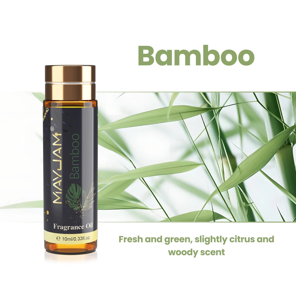 MAYJAM Fragrance Oils with Dropper Bamboo Bay Rum Forest Pine Fresh Cut Grass Rain New Aroma Oils For Humidifier Diffuser Lootquake LLC