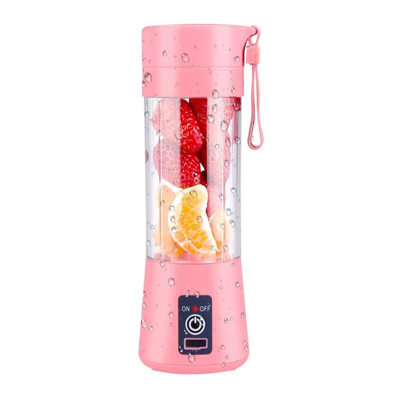 USB Electric Juicer Mini Portable Blender Electric Usb Juice Maker Juicer Bottle Blender Grinder Mixer Rechargeable Juicer Bottle Fruit Mixers Fruit Extractors Multifunction Juice Maker Machine Blender Smoothies Stevvex
