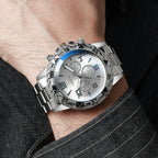 Men Business Watches Fashion Stainless Steel Band Male's Quartz Watch Lootquake LLC