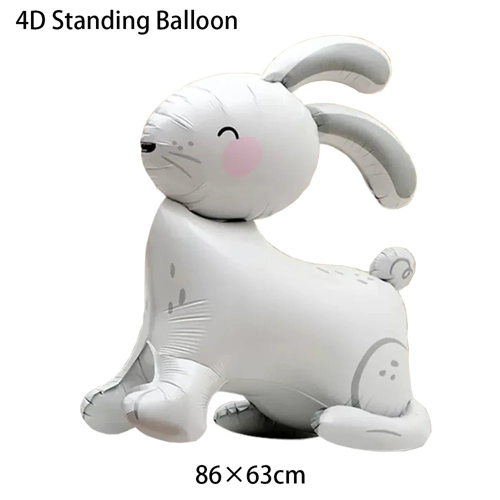 Easter Bunny Inflatables Balloon Decorations Standing Carrot Balloons Cute Carrot Rabbit Happy Easter Party Birthday Decorations Lootquake LLC