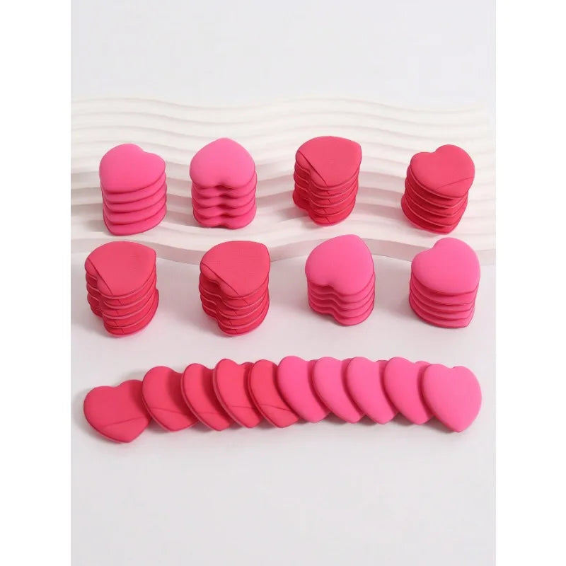 20pcs Finger Air Cushion Sponge Powder Puff Set, Makeup Puff, For Liquid Foundation, Powder Foundation, Concealer. Lootquake LLC