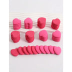 20pcs Finger Air Cushion Sponge Powder Puff Set, Makeup Puff, For Liquid Foundation, Powder Foundation, Concealer. Lootquake LLC