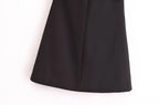 TFMLN Autumn New Women Dress 2024 Slim Chic Sleeveless Dress Bow Casual  Mini Frock Female Fashion Elegant Short Party Dress