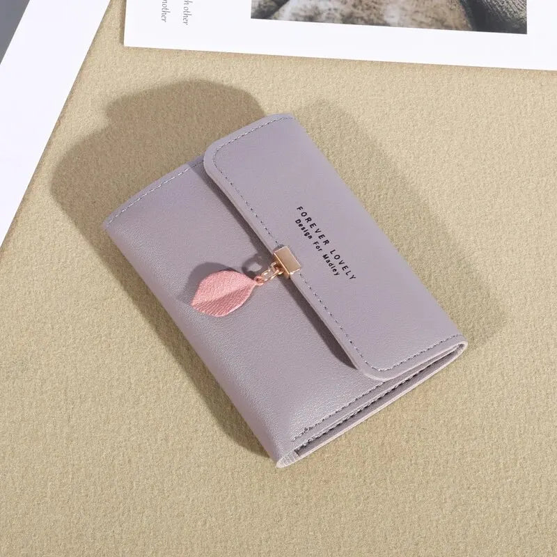 Trifold Clutch Coin Purse, Minimalist Credit Card Holder, Women's Casual Wallet Lootquake LLC