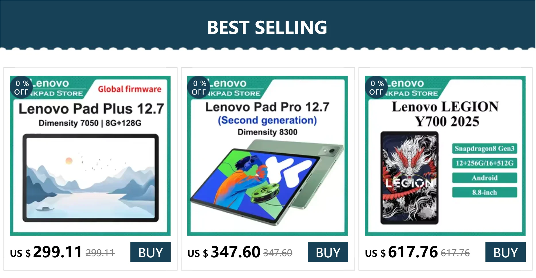 New Lenovo Xiaoxin Pad Pro 12.7 2025 Tablet Dimensity 8300 2.9k Resolution 144Hz Refresh WIFI 10200mAh Android ZUI16 Tablet PC Lootquake LLC