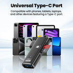 High-Speed 3 in 1 USB 3.0 Type C to TF Card Reader Adapter Memory Card OTG Reader for iPhone 15/16 Huawei PC Laptop