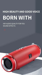 Portable Wireless Bluetooth Speaker 200W High Power Subwoofer Outdoor Waterproof Soundbox with FM Radio USB TF card Boom Box Lootquake LLC