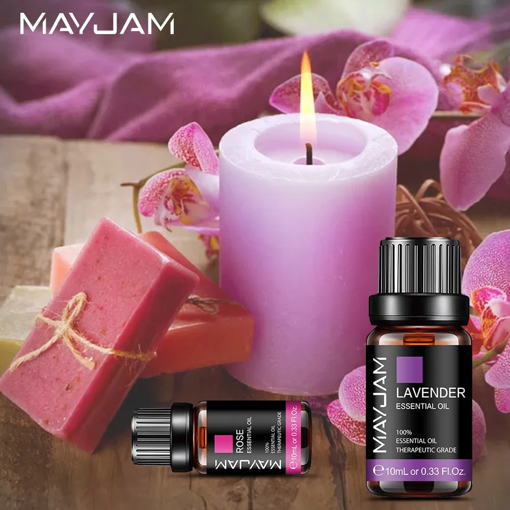 MAYJAM Pure Essential Oils,Massage Oil,Humidifier,Diffuser,Candle Making,Air Freshener Lootquake LLC