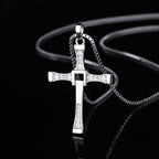 Fast And Furious Movie Dominic Toretto Cross Necklace Pendant 925 Sterling Silver Jewelry For Women Men Couple Lovers Xmas Gifts Lootquake LLC