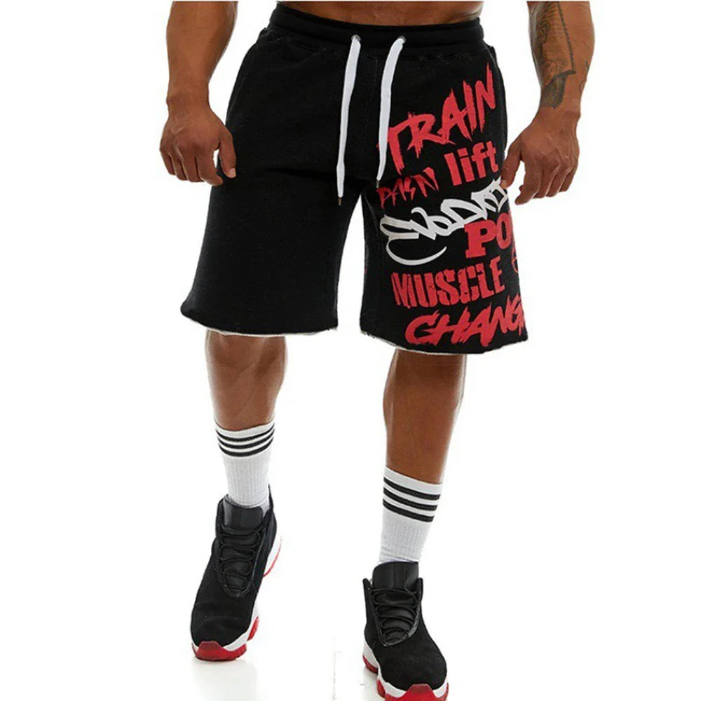 UrbanFlex Men's Cotton Gym Shorts THRIXINE