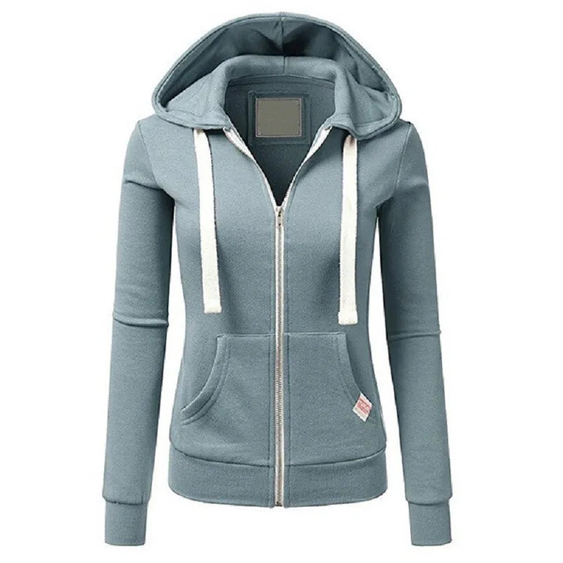 Korean Chic Zipper Hoodie: Casual Cardigan for All - SJB-DIAMOND ELITES