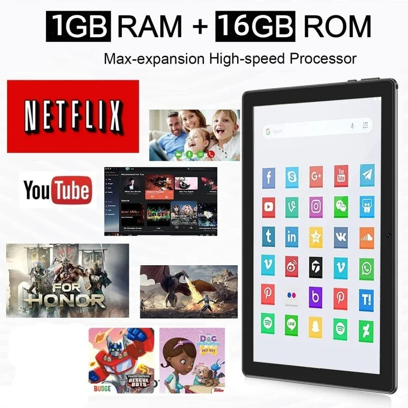 7 INCH 1GB RAM 16GB ROM RCT6973 Android 6.0 Tablet PC Sofiaboard RK30sdk Quad-Core 1024 x 600 pixels WIFI Dual Camera Lootquake LLC