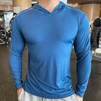 FlexFit Hooded Gym Tee - Long Sleeve