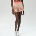 High-Waist Pleated Skort with Pockets for Active Women