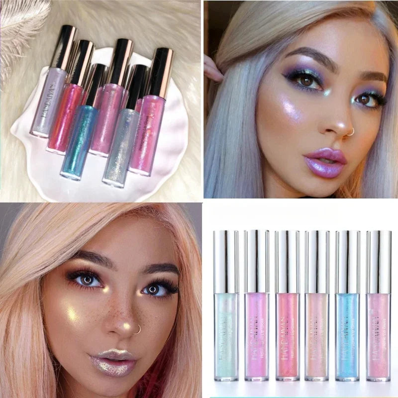 HANDAIYAN Best Seller Glitter Lip Gloss 6colors Moisturizing Mermaid Lip Glaze Waterproof Long Lasting Liquid Lip Stick Lootquake LLC