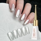1pcs 7.3ml White Gel Nail Polish French Manicure Gel Polish Semi Permanent Soak Off UV Gel Varnish Base Top Coat Winter Nail 105 Lootquake LLC
