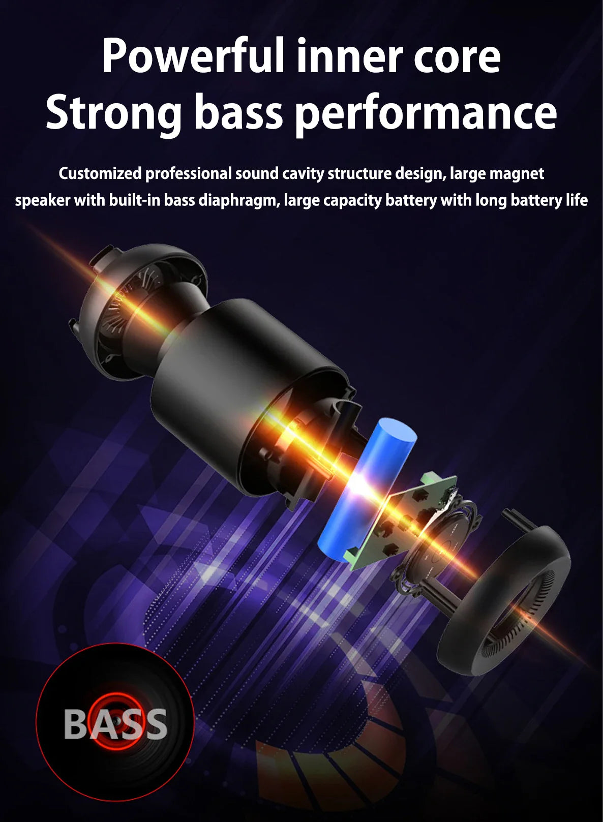 Wireless Bluetooth Speaker AI Intelligent Artificial Voice Control Insert Card Small Audio Mobile Phone Computer Desktop Lootquake LLC