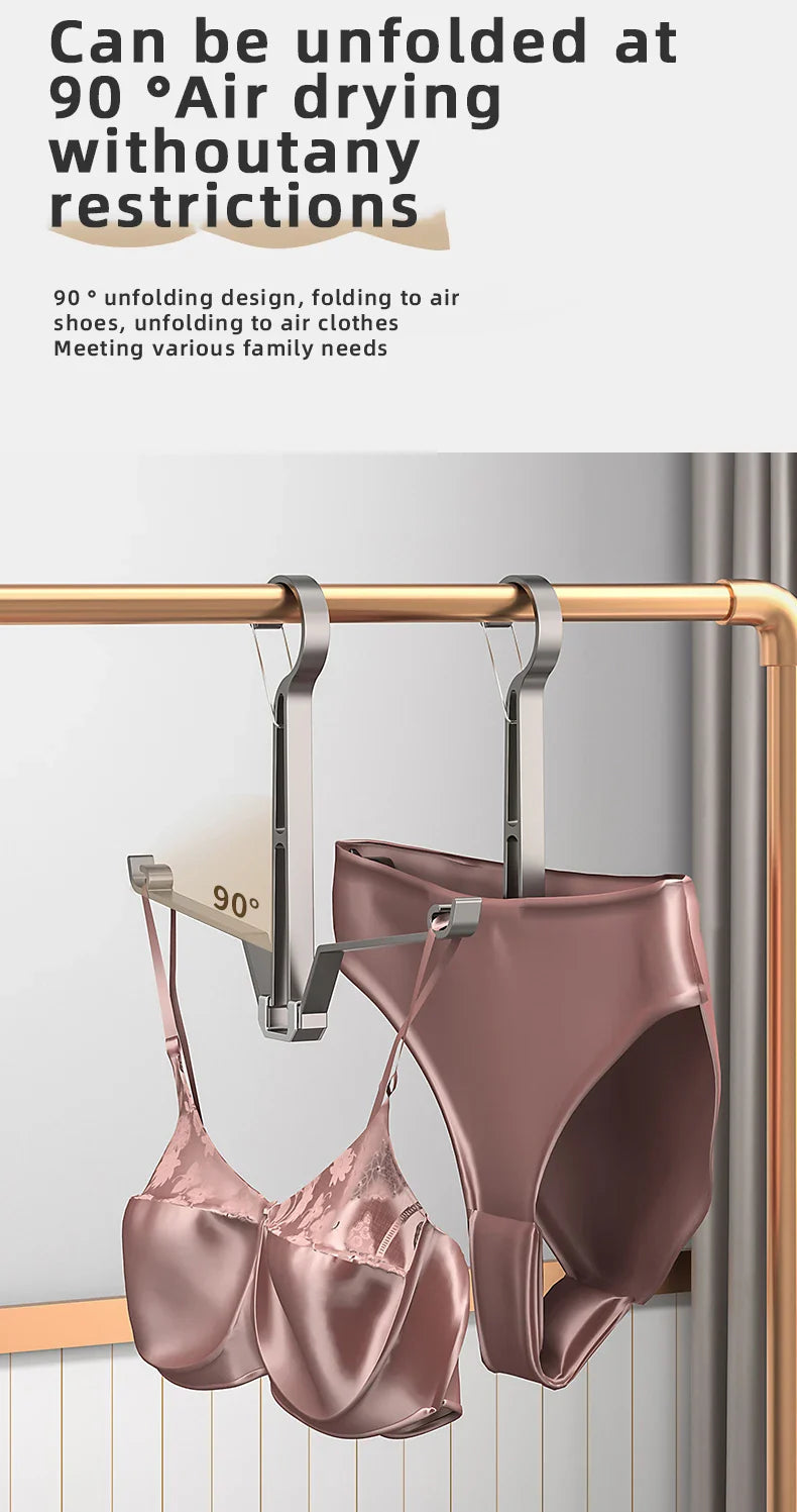 Household Shoes Drying Rack Balcony Foldable Shoe Hanger Clothing Hook Sneaker Rack Home Storage Lundary Tools Lootquake LLC