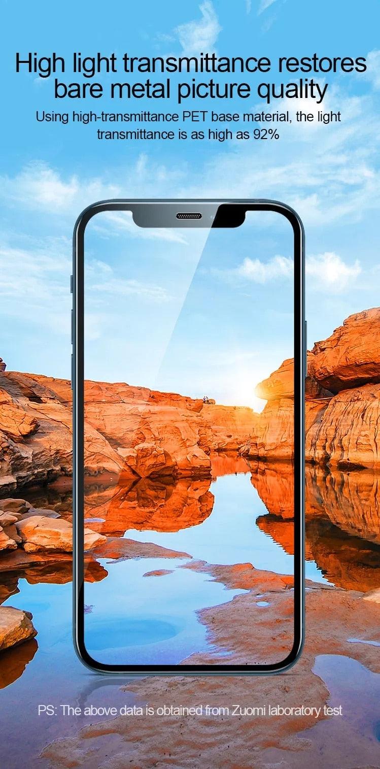 4PCS Tempered Glass for iPhone 11 12 13 Pro XR X XS Max Screen Protector on for iPhone 14 Pro Max Mini 7 8 6 6S Plus 5S SE Glass Tempered Glass Pad Full Screen Screen Protector Stevvex