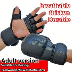 Durable Half-Finger MMA Boxing Gloves THRIXINE