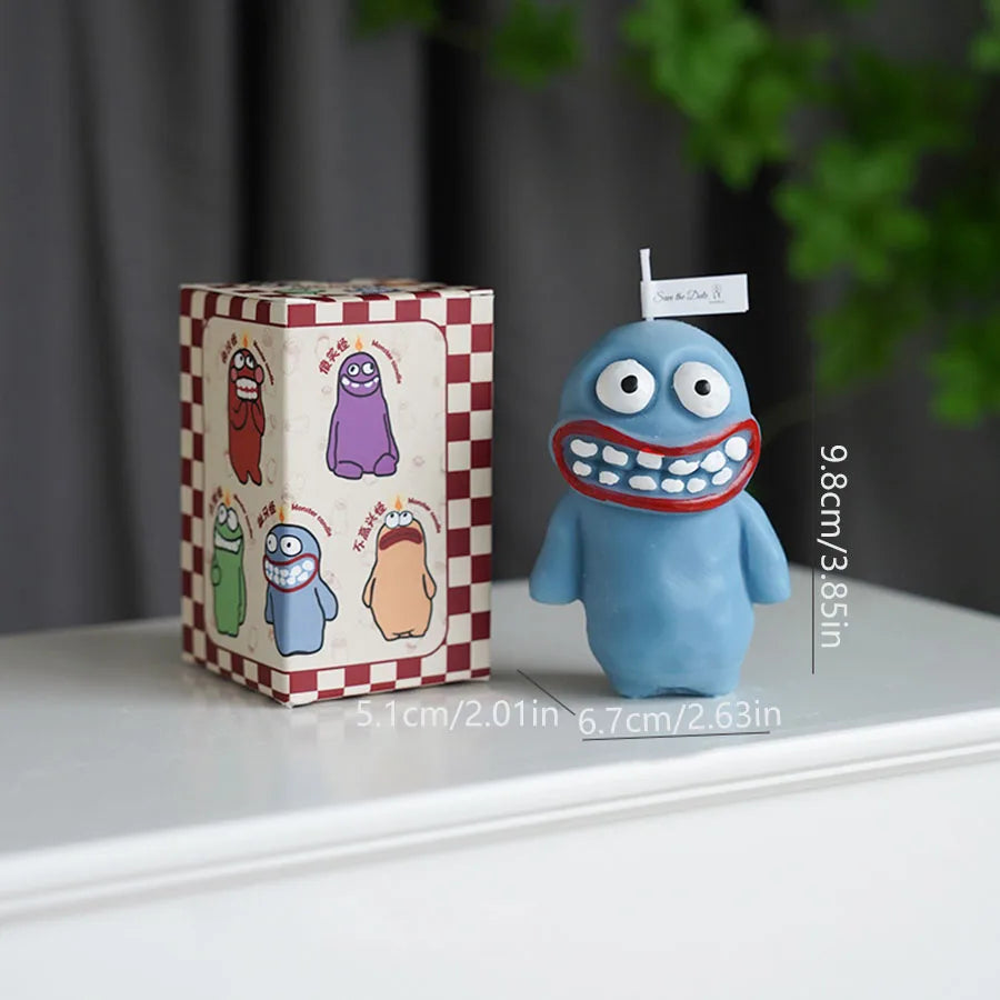 Mud Man Monster Aromatherapy Candle Funny Ugly Cute Aroma Birthday Gift Companion Gift Cartoon Shaped Candle Ornament Lootquake LLC