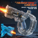 Children Energy Gathering Ring Electric Water Gun Led Emitting Automatic Continuous Water Squirt Gun Summer Outdoor Toy for Kids