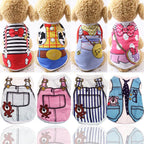 Pet Dog Clothes Cartoon Clothing Puppy Dogs Soft Vests Summer Shirt Casual T-Shirt for Small Pet Supplies Pi-Mart