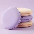 Water Drop Type Air Cushion Powder Puff, Wet And Dry, Double Face Powder Puff, For Liquid Foundation, Concealer, Powder, Purple