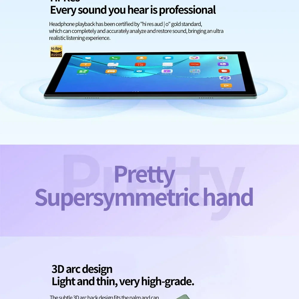New 5G Pad Pro 10.1-Inch Android Tablet with 8GB RAM, 512GB ROM Octa core Support for calling,  Dual SIM card 8000mAh Battery Lootquake LLC