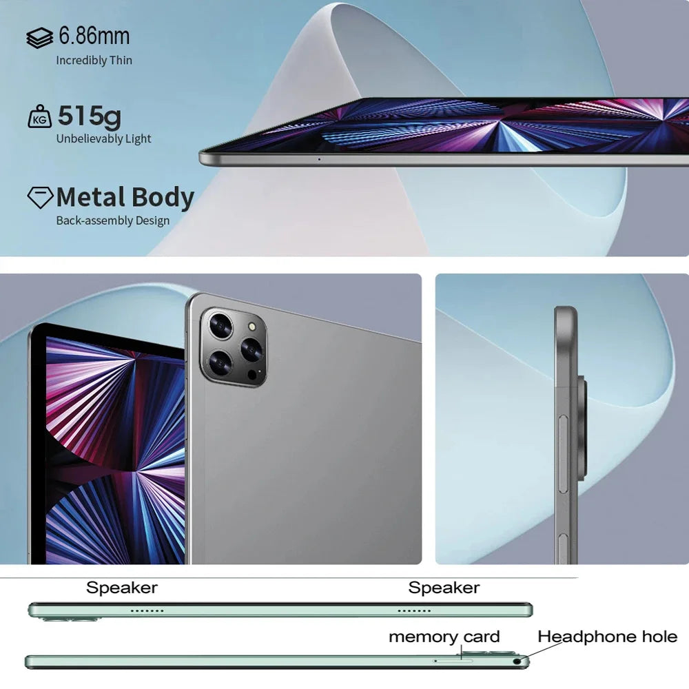 New 10.1 Inch Study Education Tablets Octa Core Dual SIM 4GB RAM 64GB ROM 3G Phone Call Bluetooth WiFi Google Tablet Pc 5000mAh Lootquake LLC