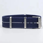 Polar Watch Band Nylon Elastic Strap Unisex Military Style Blue Red
