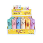 24pcs/lot Moisturizing Fruit Flavor Colourless Cartoon Lip Balm Natural Plant Lip Gloss Fruit Embellish lipstick Makeup Tools